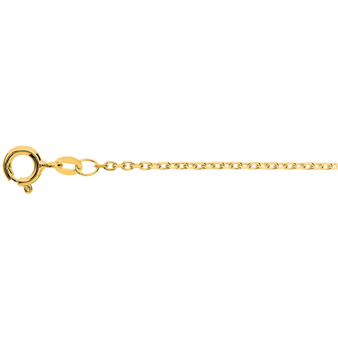 Ankerkette diamantiert, 333 G, 1,35 mm, 38 cm - 1 Stück