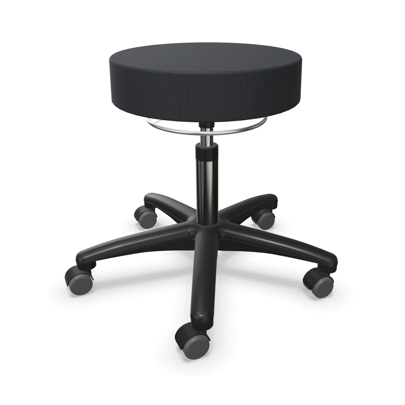Tec basic Drehhocker, King Plus Schwarz - 1 Stück Tec basic Drehhocker, King Plus Schwarz - 1 Stück