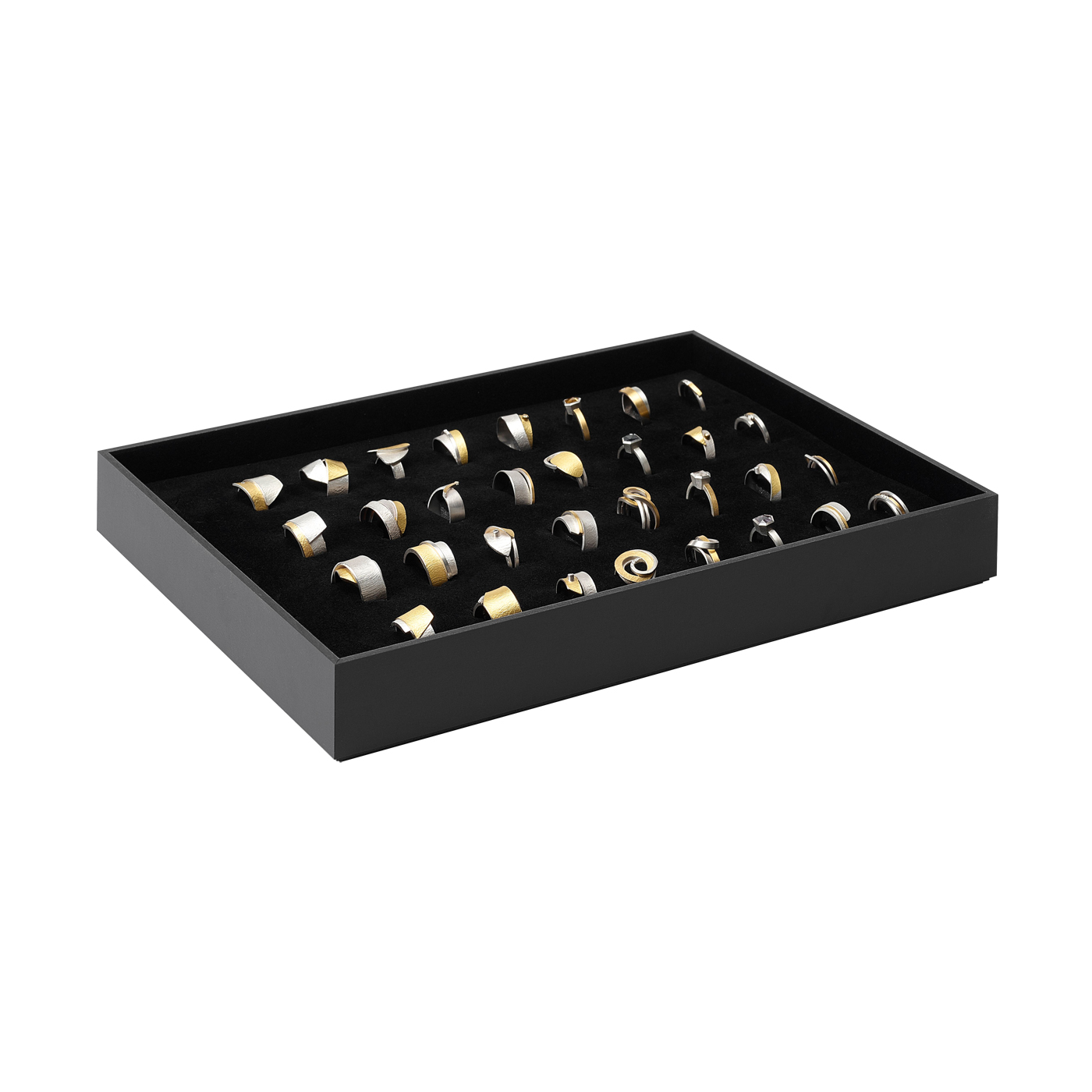 PICA-Design Einlage, für Vorlagetablett, schwarz, groß, für Ringe - 1 Stück