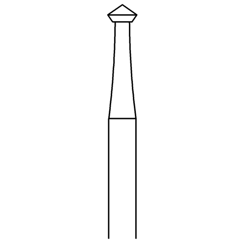 Doppelkegelfräser, Fig. 414, 90°, ø 2,5 mm - 1 Stück
