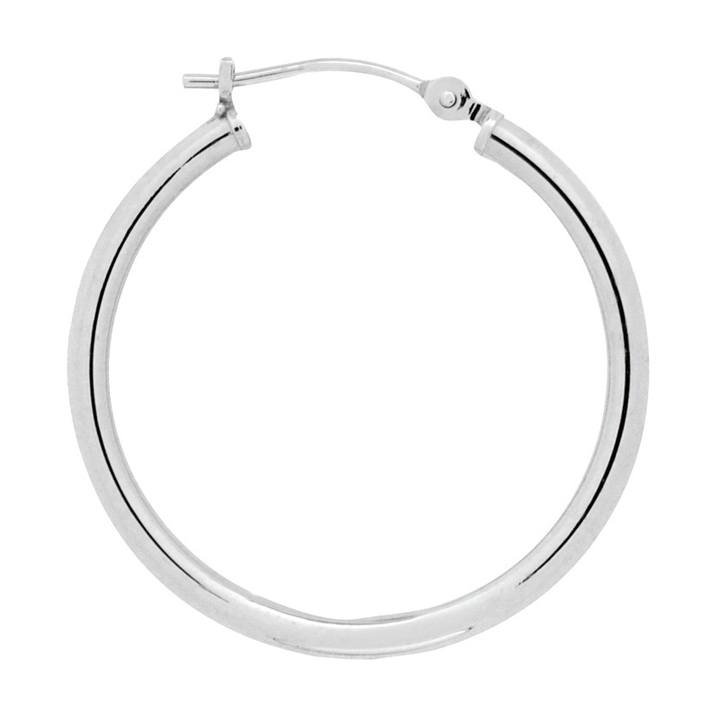 Hoop Earring, 925Ag, ø 25 mm - 1 piece