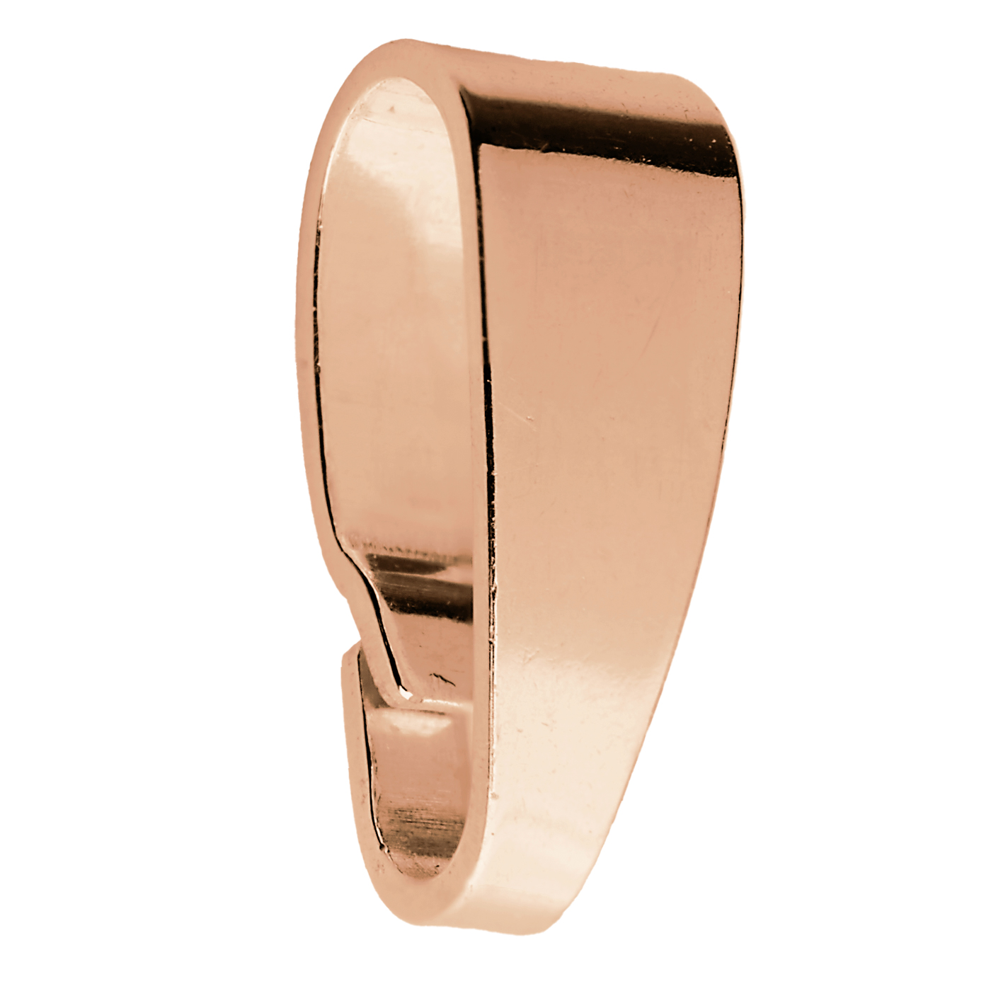Anhängerschlaufe, 585 G, 3 x 8 mm, poliert - 1 Stück