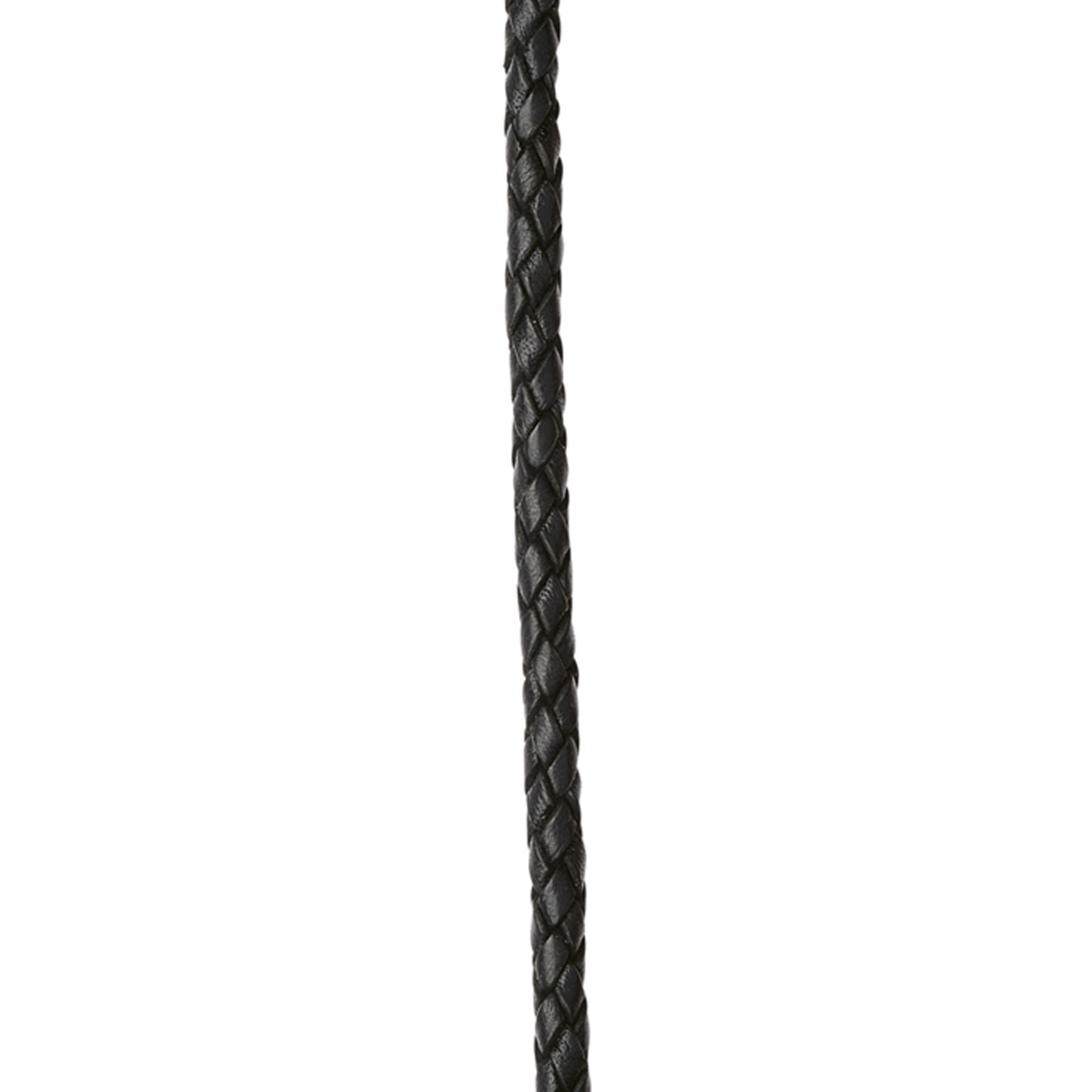 Flechtkordel, schwarz, ø ca. 5 mm - 1 m Flechtkordel, schwarz, ø ca. 5 mm - 1 m