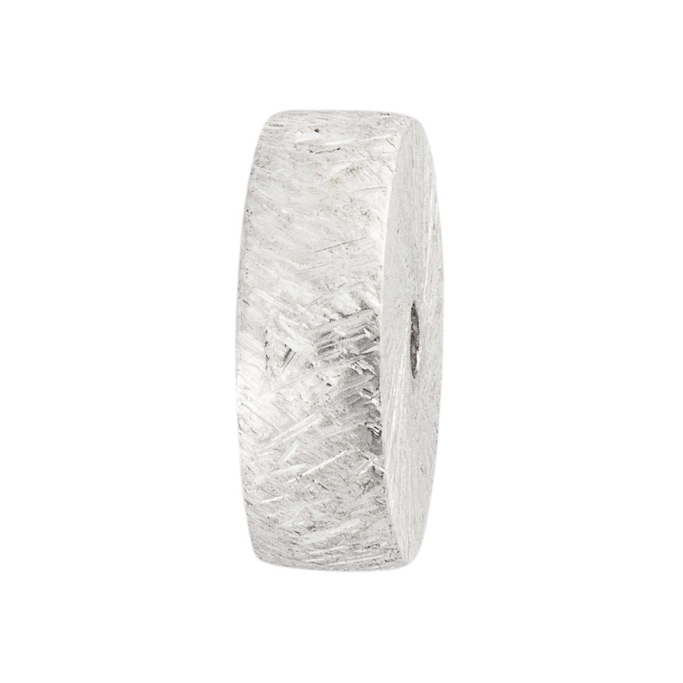 Intermediate Piece, Cylinder, 925Ag, ø 10 x 3 mm, Tarnished - 1 piece