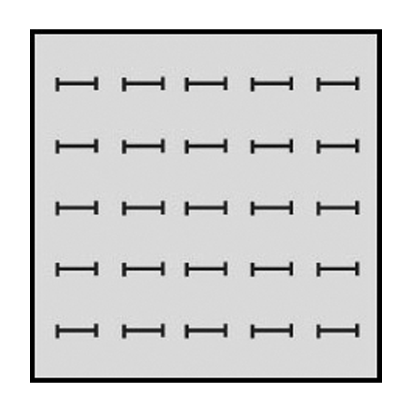 Tray System Inlay, White, for 25 Rings, 224 x 224 mm - 1 piece Tray System Inlay, White, for 25 Rings, 224 x 224 mm - 1 piece