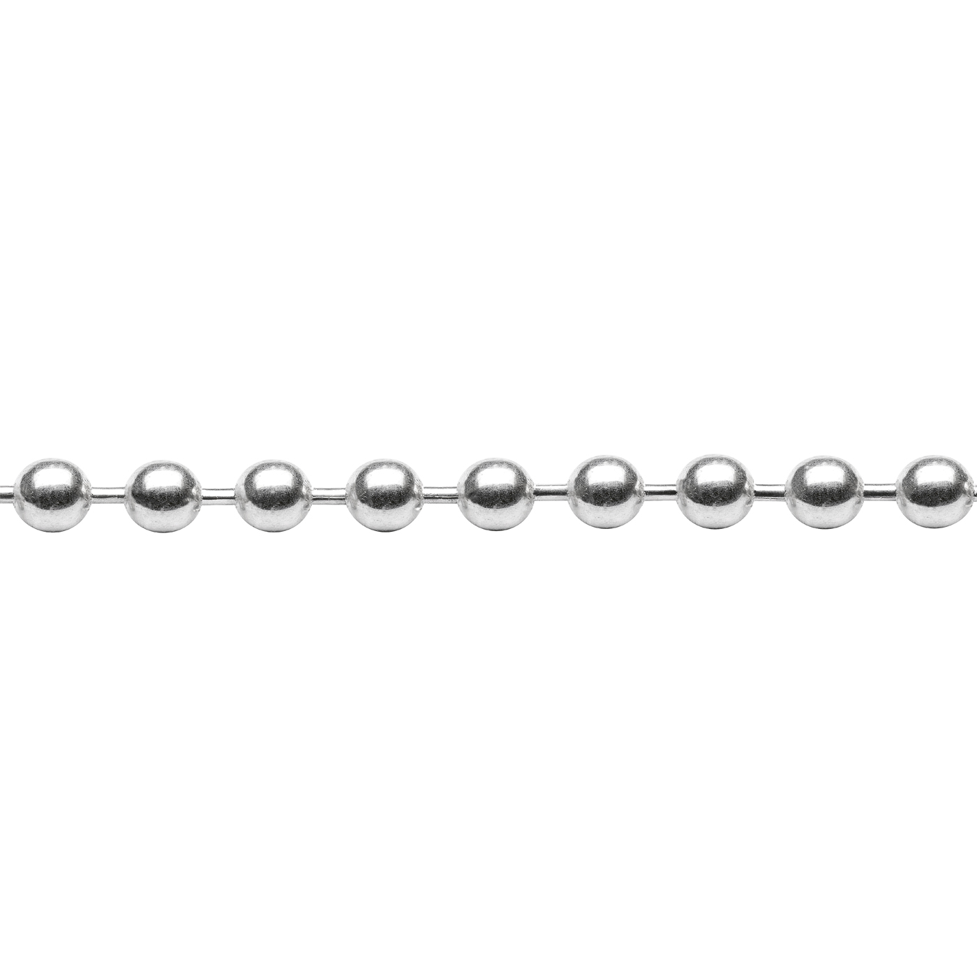 Kugelkette, 925 Ag, 4,0 mm, 45 cm - 1 Stück