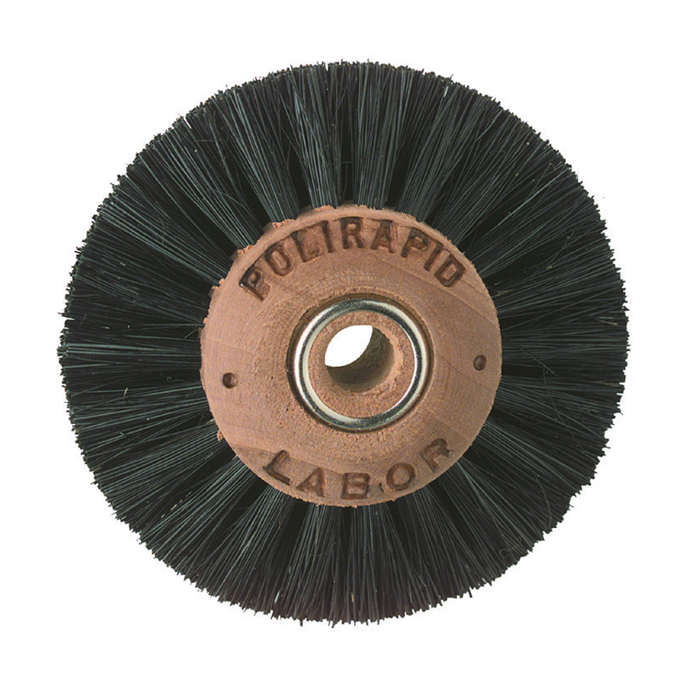 Labor brushes with wooden hub, 2 rows, total ø 50 mm - 12 pieces