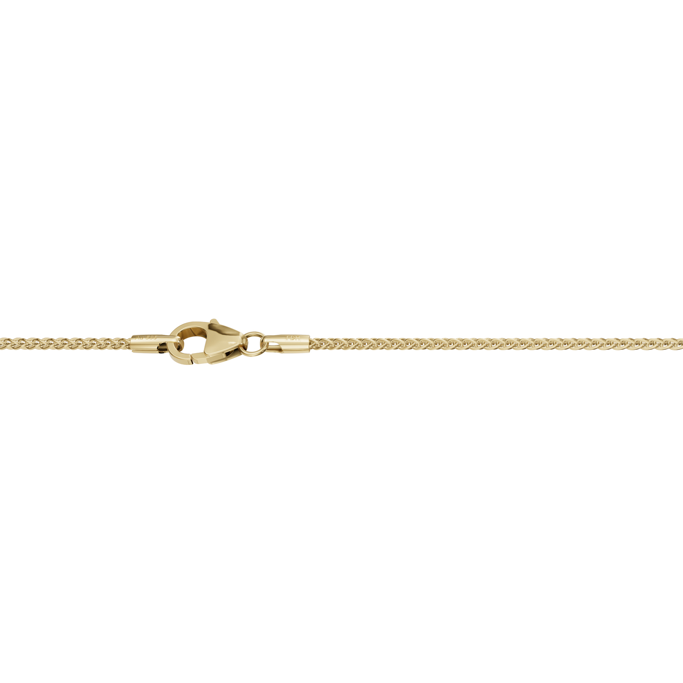 FBM Zopfkette, 585 G, 1,30 mm, 50 cm - 1 Stück