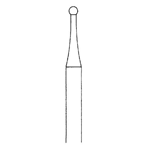 Kugelfräser, Fig. 1, ø 1,5 mm - 1 Stück