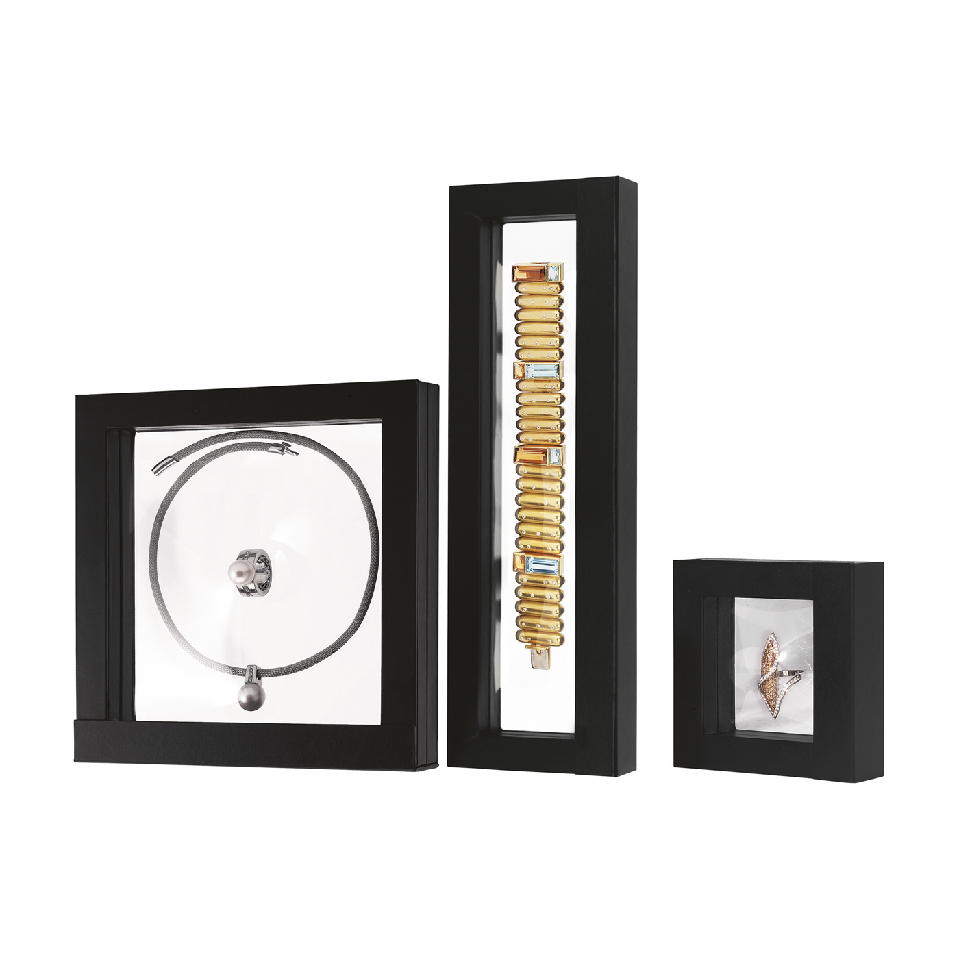 Jewellery Packaging "Frame", Black, 150 x 150 x 25 mm - 1 piece