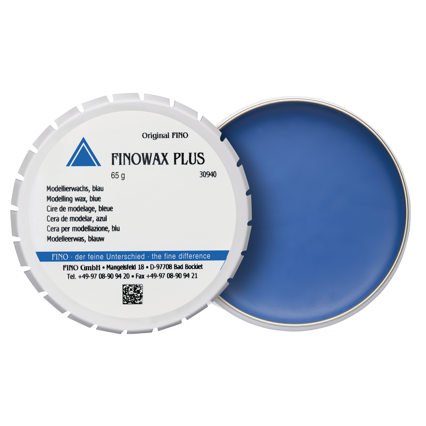FINOWAX PLUS Modelling Wax, Blue - 65 g