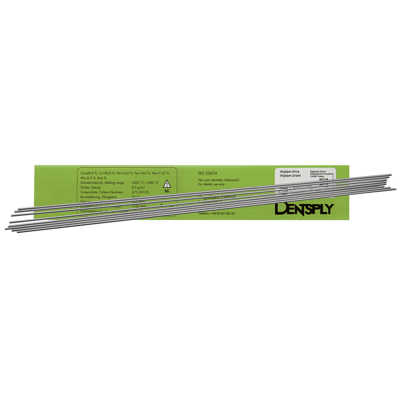Wiptam Wire, Round, 0.9 mm - 8 x 25 cm Wiptam Wire, Round, 0.9 mm - 8 x 25 cm