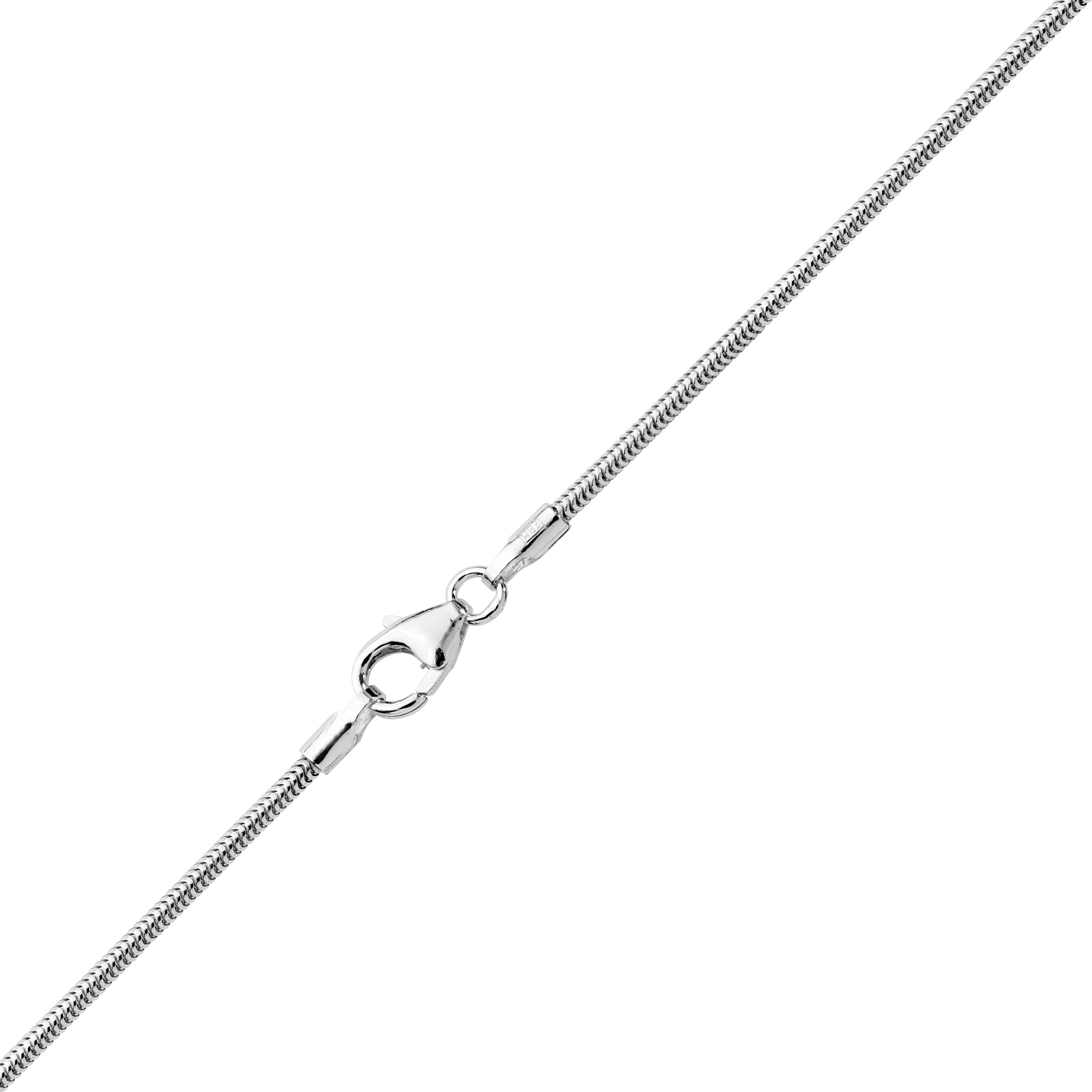FBM Schlangenkette, 925 Ag, 1,40 mm, 45 cm - 1 Stück