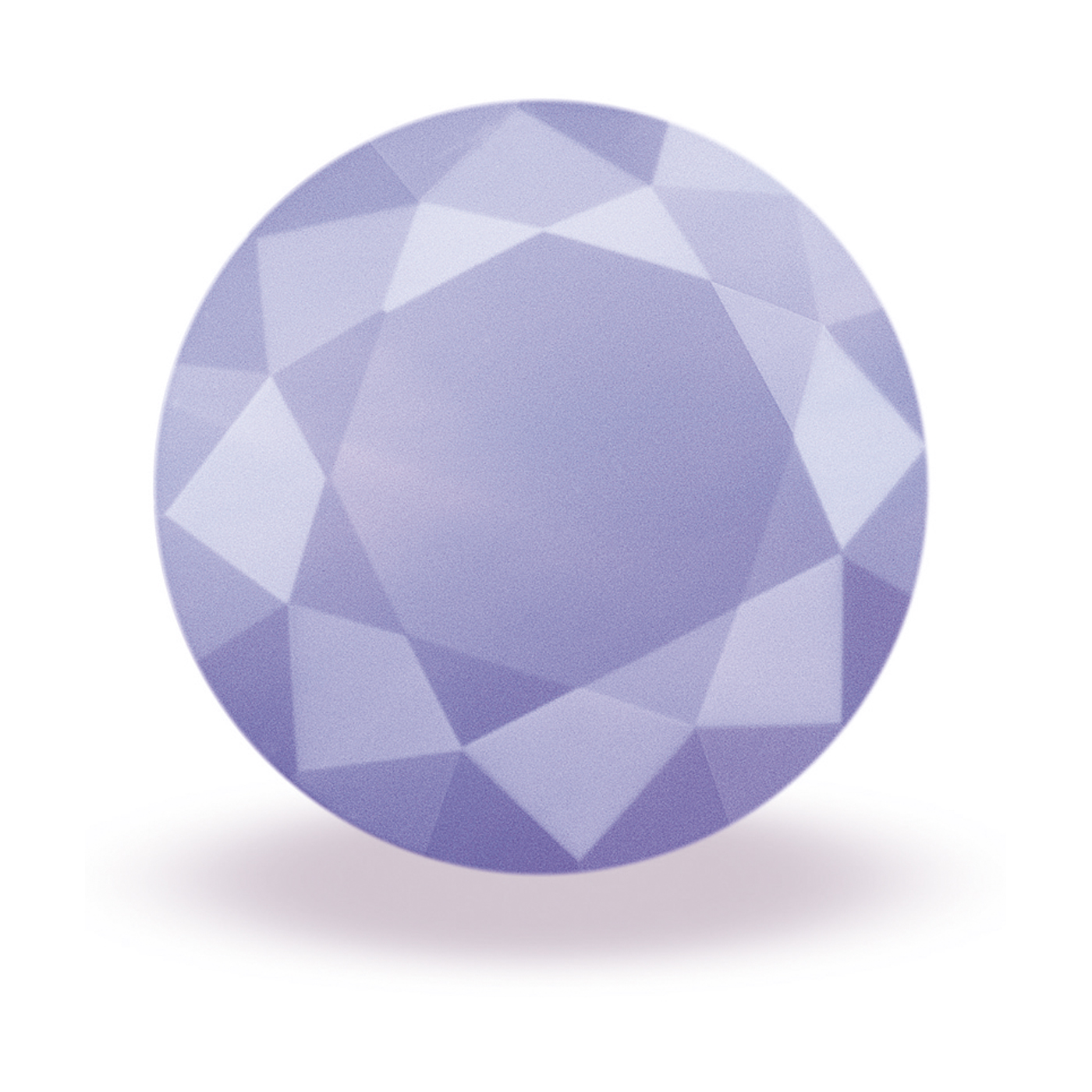 Zirconia, Opaque Violet, Brilliant Cut, ø 2.00 mm - 5 pieces
