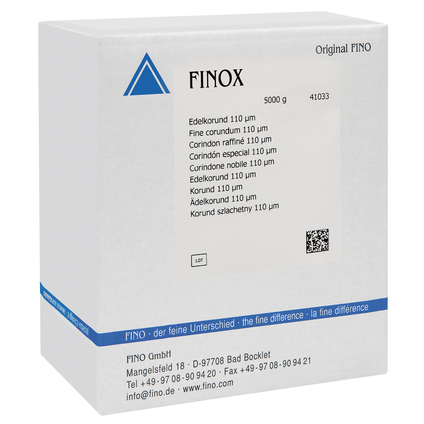FINOX Edelkorund, 110 µm - 5000 g