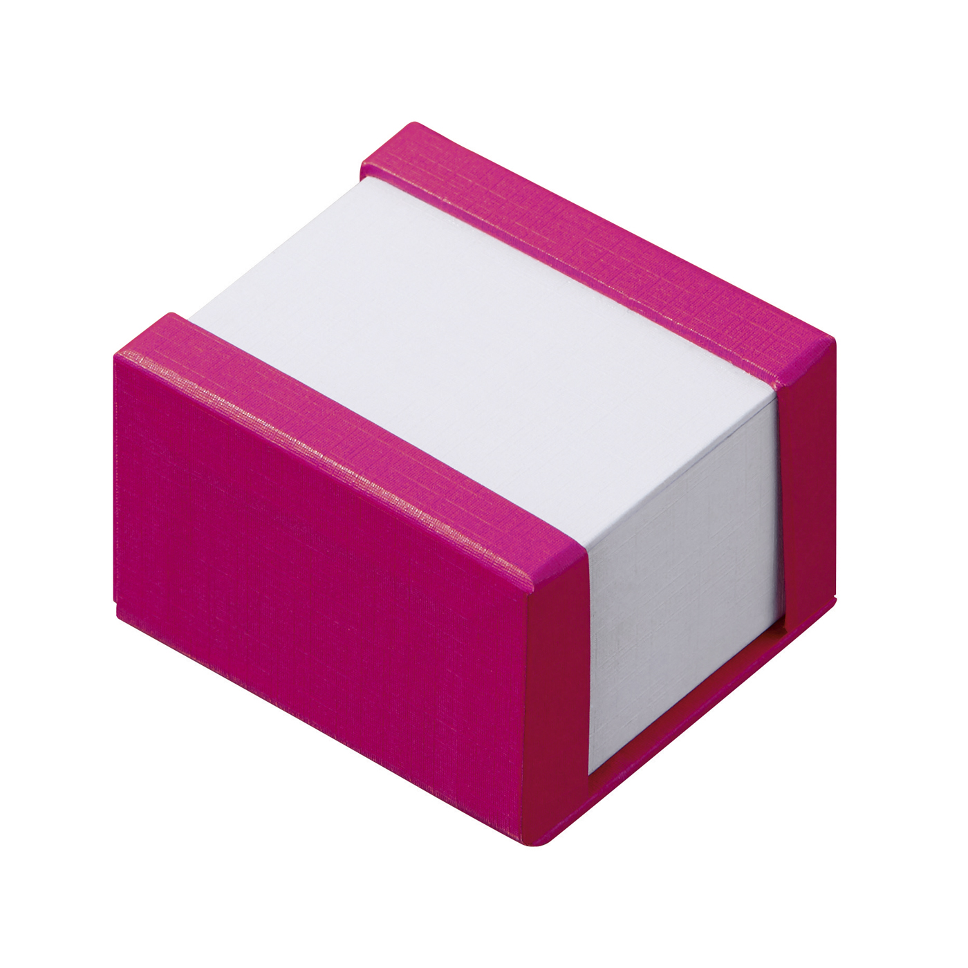 Schmucketui "Claptonn", pink/weiß, 60 x 50 x 32 mm - 1 Stück