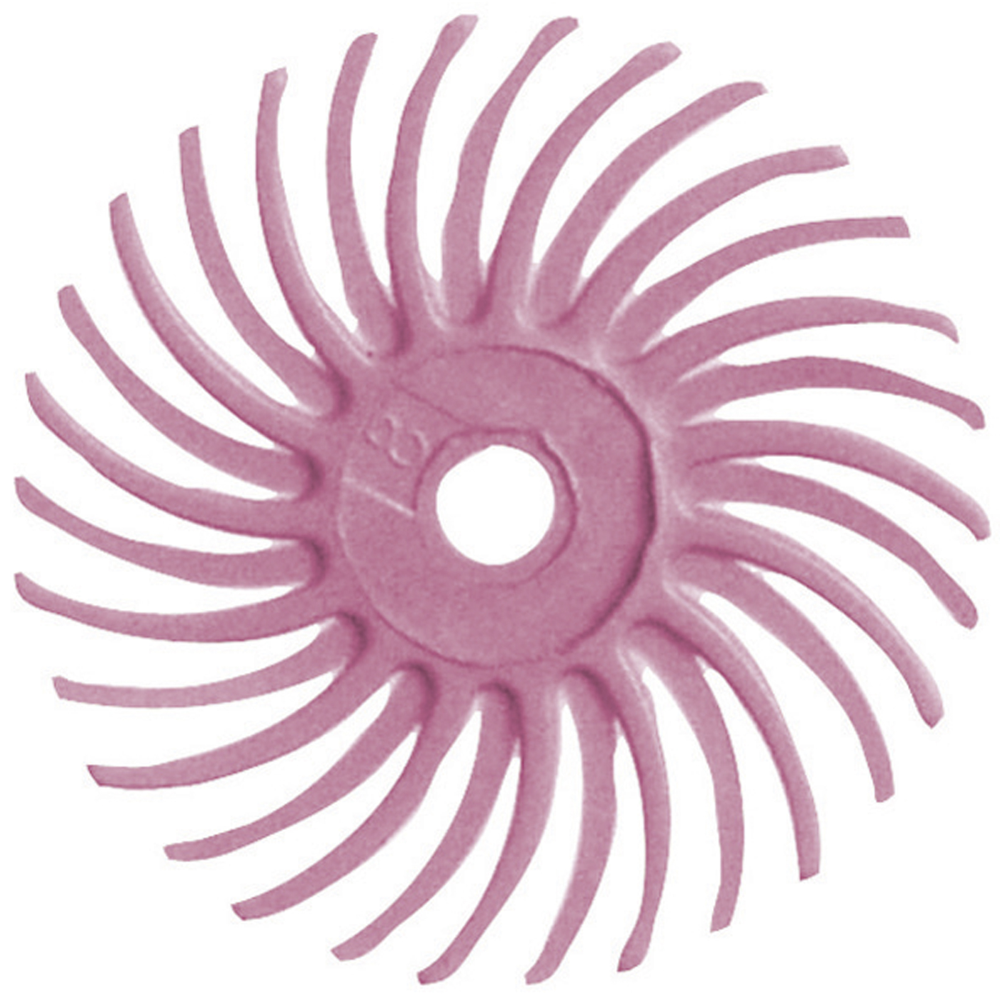 Habras Discs, rosa, sehr fein (Bimsstein), ø 14 mm - 4 Stück