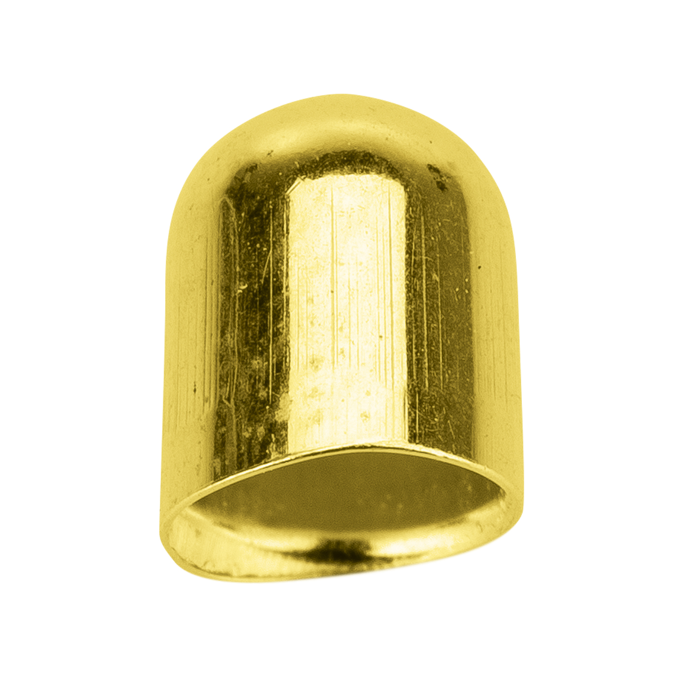 Endkappe, 925 Ag vergoldet, ø 3,2 mm, ohne Öse - 1 Stück Endkappe, 925 Ag vergoldet, ø 3,2 mm, ohne Öse - 1 Stück