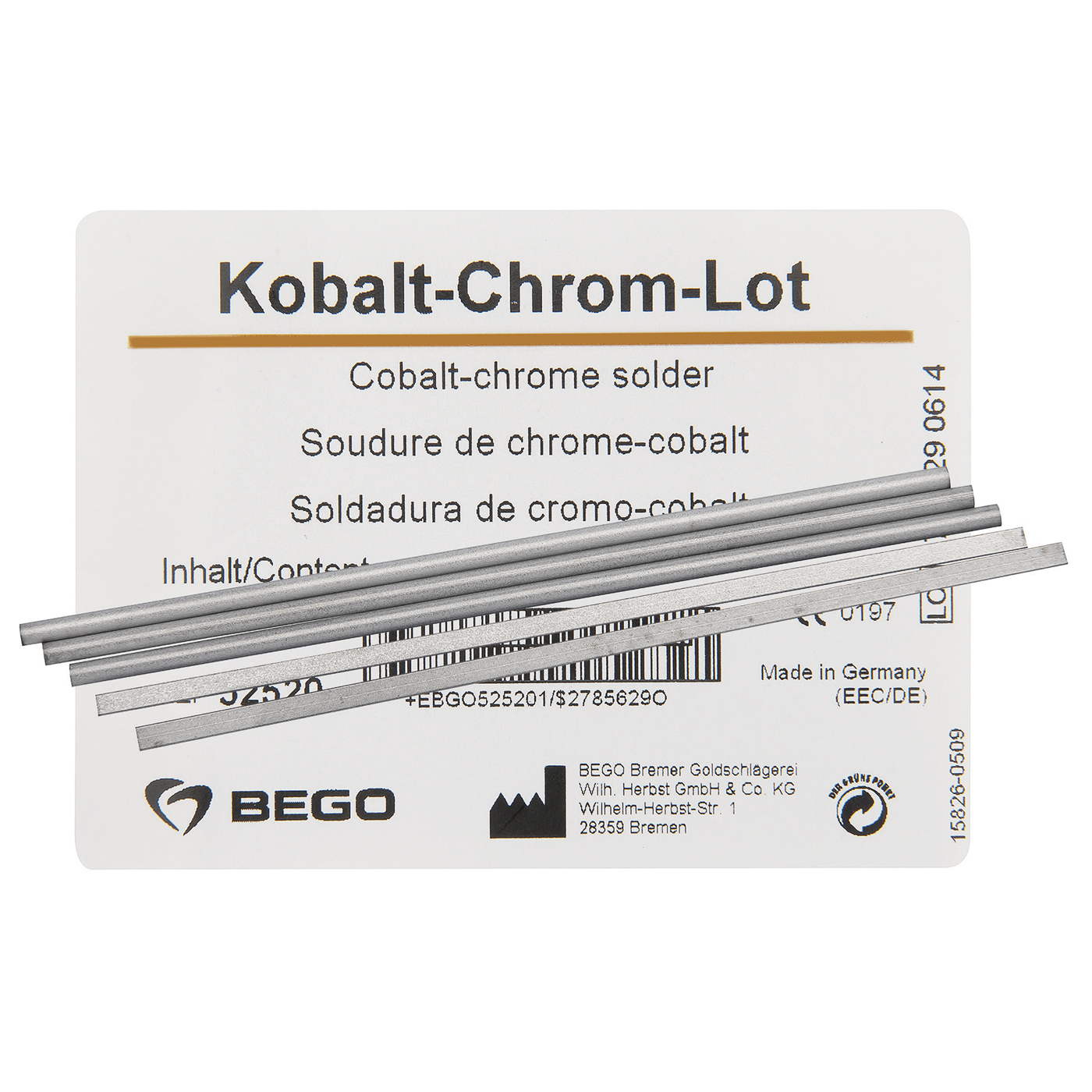 Cobalt-Chromium Solder - 4 g