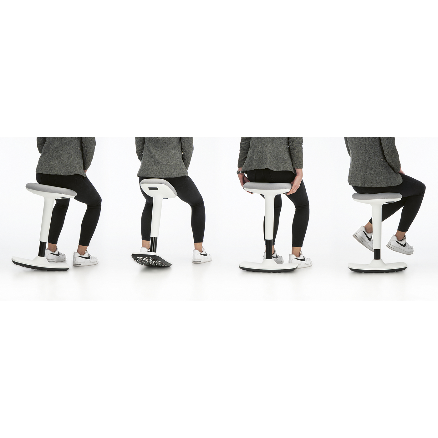 Fino FINOSWING Hocker, schwarz - 1 Stück Fino FINOSWING Hocker, schwarz - 1 Stück