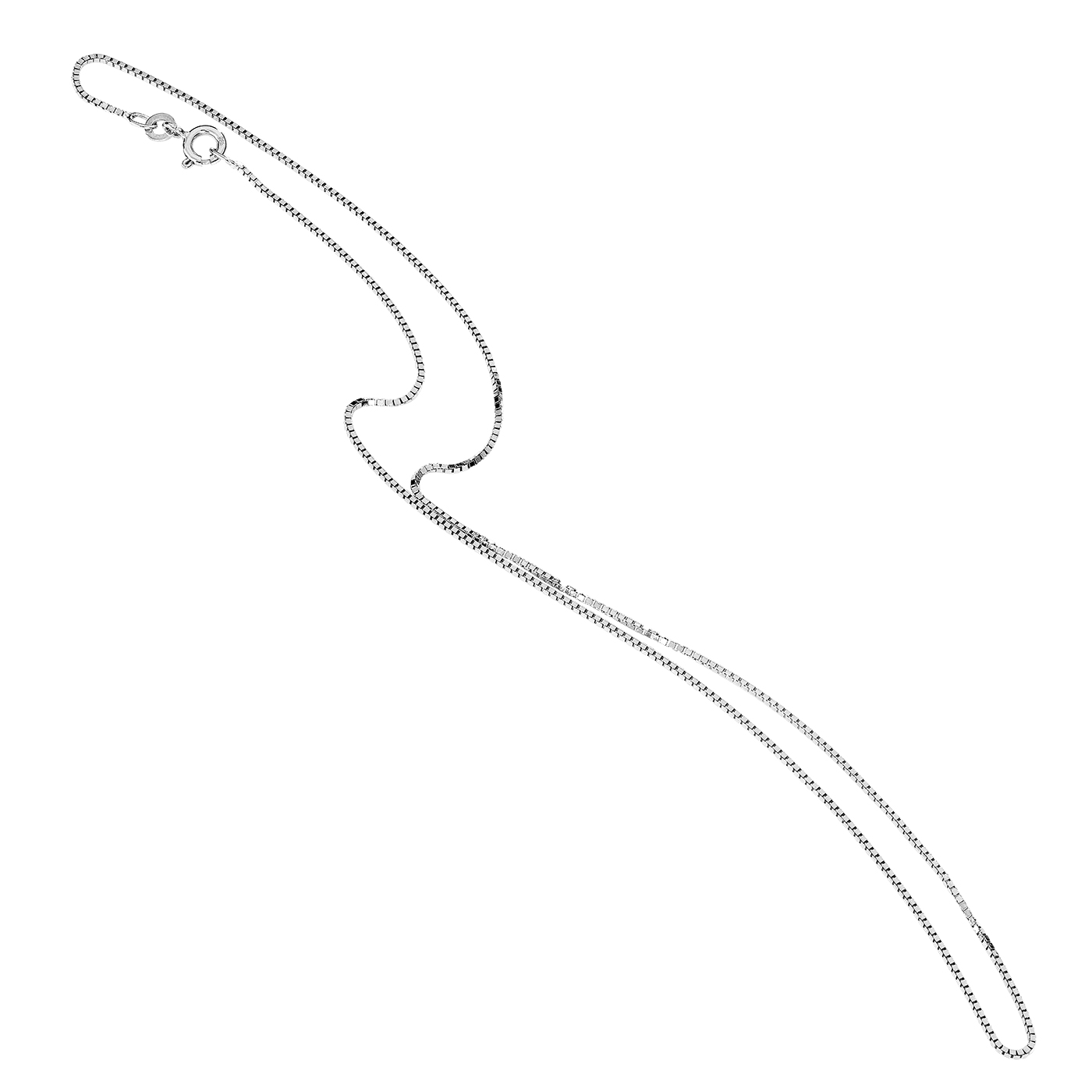 Venezianerkette 4-kant, 585 WG, 0,80 mm, 45 cm - 1 Stück Venezianerkette 4-kant, 585 WG, 0,80 mm, 45 cm - 1 Stück
