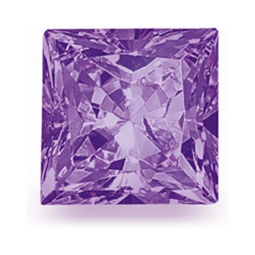 Amethyst, Carré, Faceted, 2.50 x 2.50 mm - 1 piece