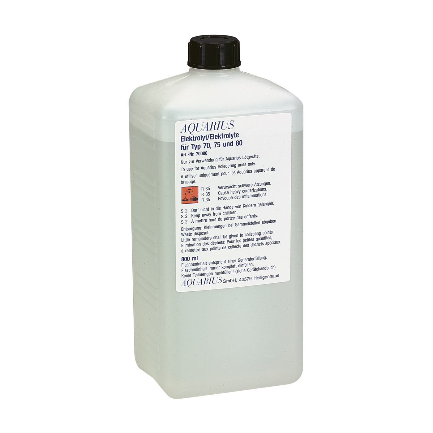 Electrolyte Solution, for Type 80 N - 800 ml