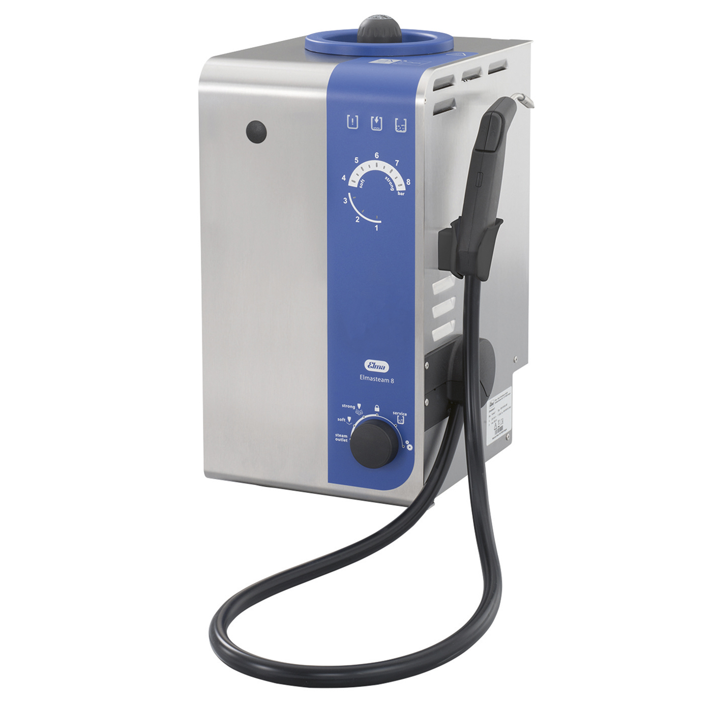 Elmasteam 8 basic HS Steam Cleaner, with handpiece - 1 piece