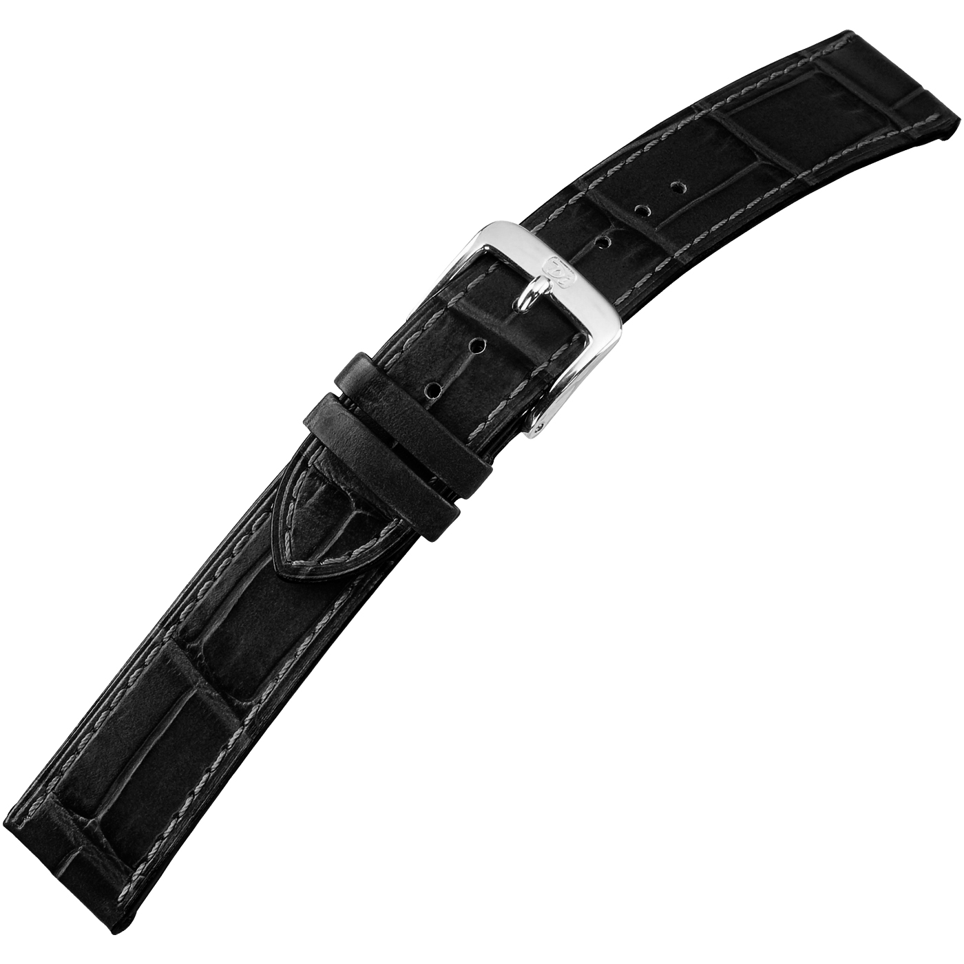 Di-Modell Uhrenarmband Caracas, Herren, schwarz, 22 mm - 1 Stück