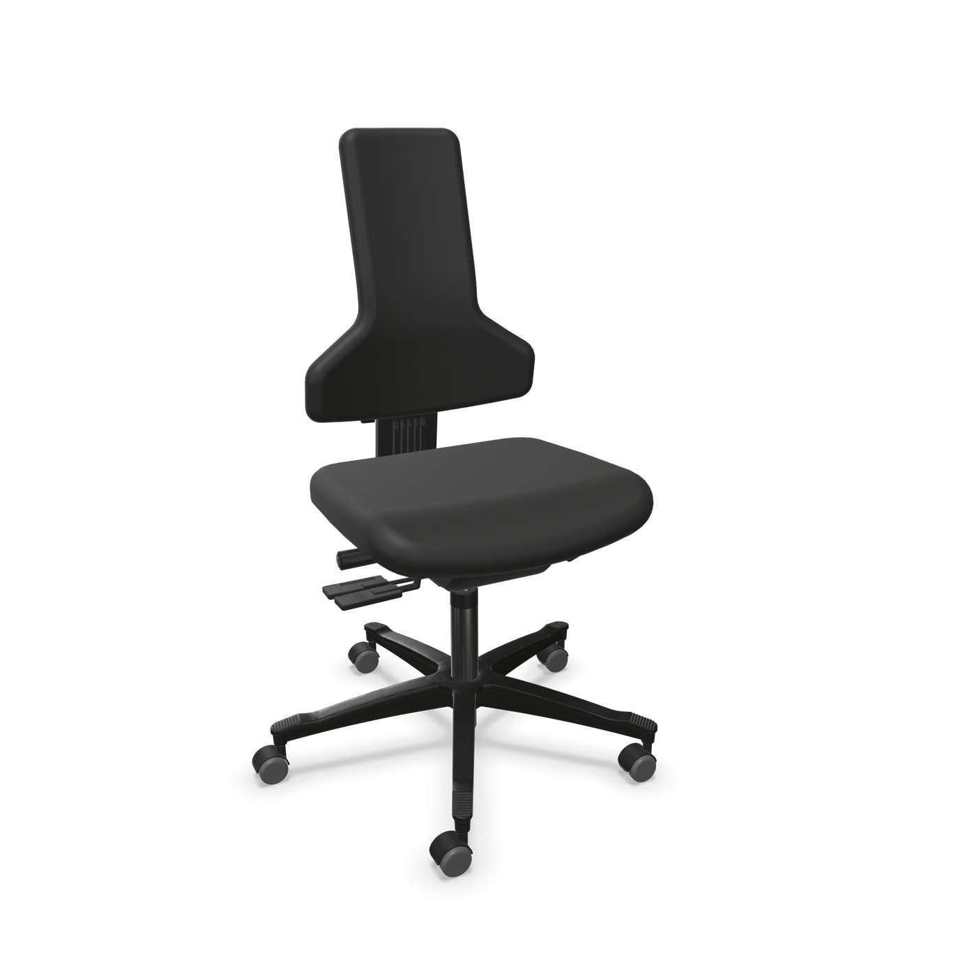 Tec profile Swivel Chair, AB, Artificial Leather Black - 1 piece