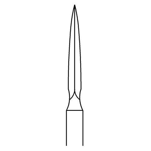 Dreikantbohrer, Fig. 186, ø 1,8 mm - 1 Stück