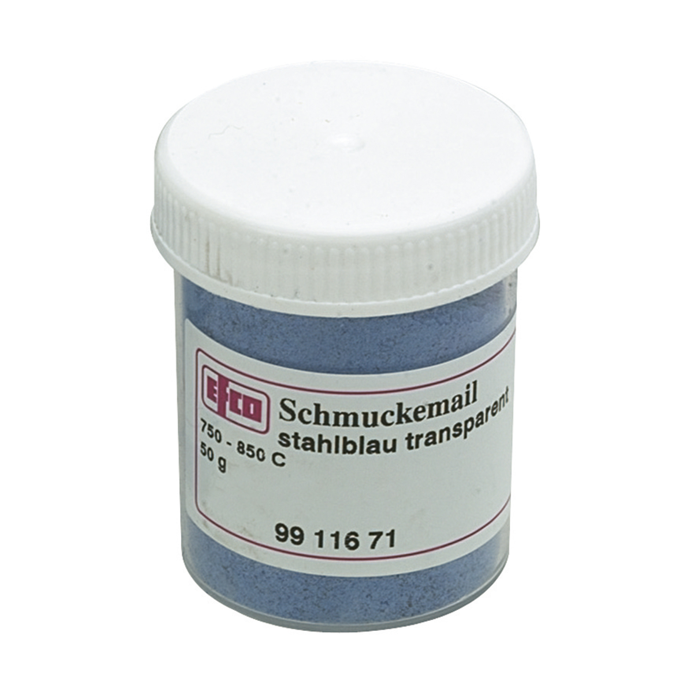 Schmuck-Email, transparent, stahlblau - 45 g Schmuck-Email, transparent, stahlblau - 45 g