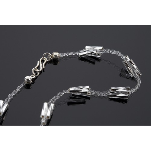 Griffin Jewelry Elastic Cord Bindfaden, transparent, ø 0,7 mm - 25 m