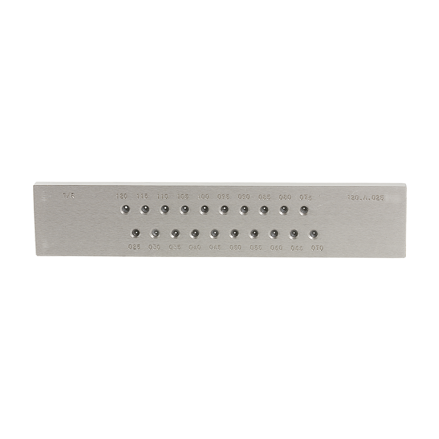 Draw Plate, Round, 20 Holes, 0.25 - 1.20 mm - 1 piece