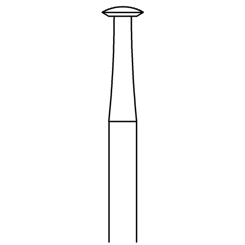 Linsenfräser, Fig. 415, ø 3,5 mm - 1 Stück
