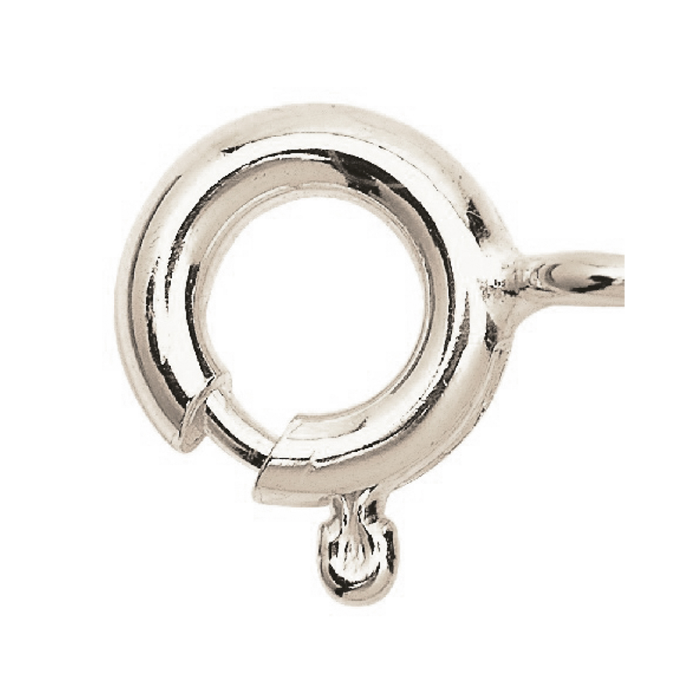 Ankerkette diamantiert, 585 WG rhod., 1,35 mm, 45 cm - 1 Stück Ankerkette diamantiert, 585 WG rhod., 1,35 mm, 45 cm - 1 Stück