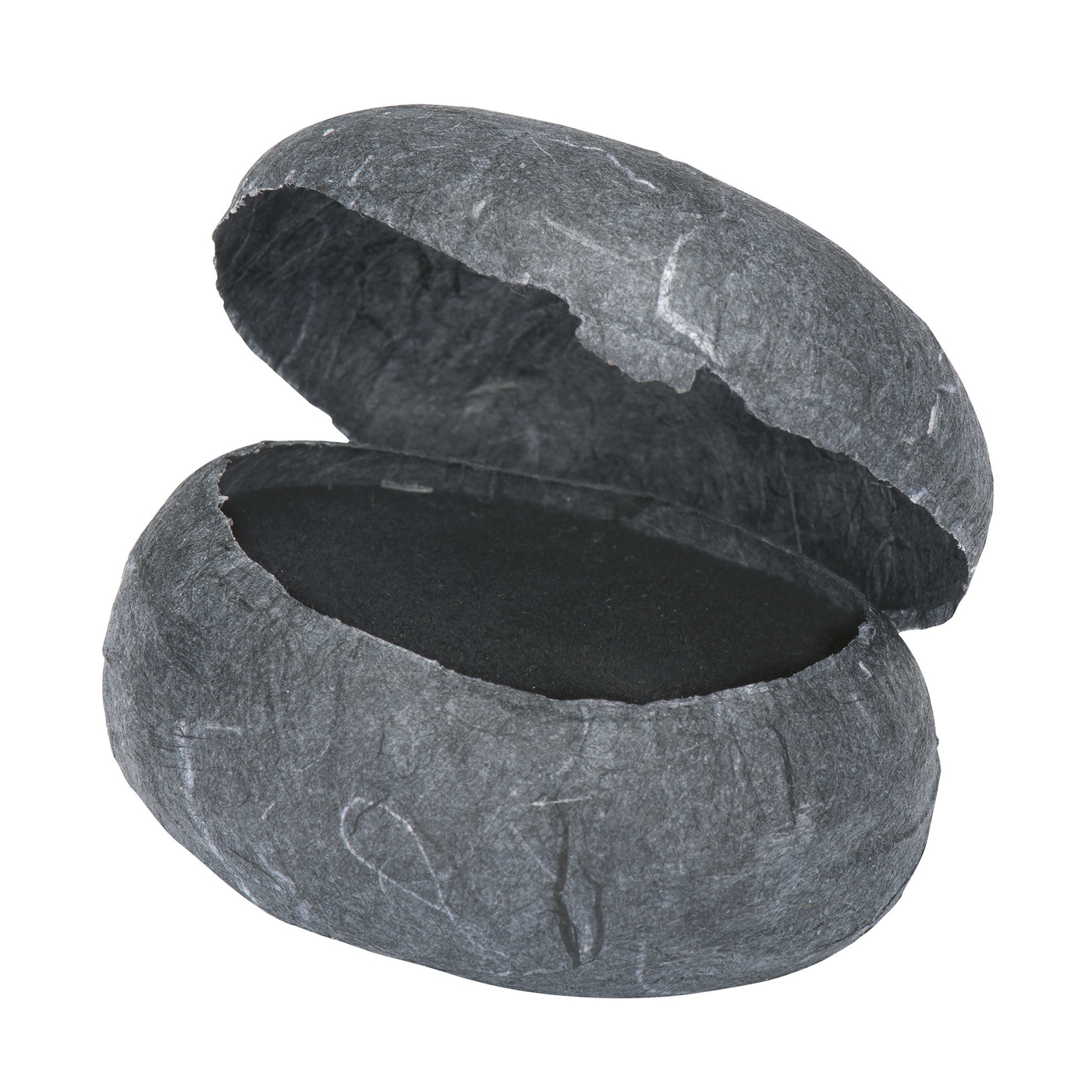 Jewellery Packaging "Stone", Anthracite Mottled, 60x50x35 mm - 1 piece Jewellery Packaging "Stone", Anthracite Mottled, 60x50x35 mm - 1 piece