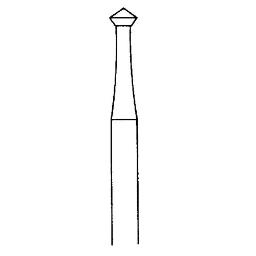 Double Bevel Milling Cutter, Fig. 485, 90°, ø 2.2 mm - 1 piece