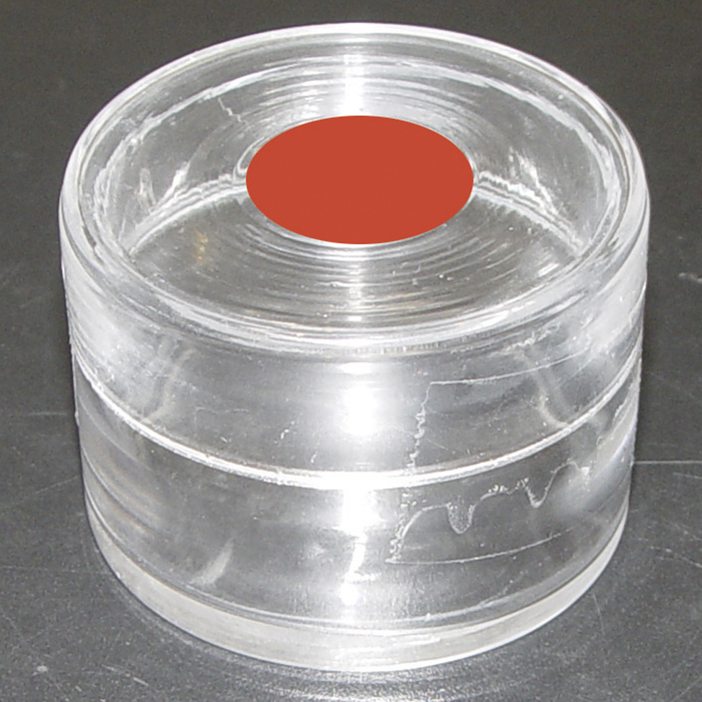 Elektrolytbehälter, rot, ø 50 mm - 1 Stück