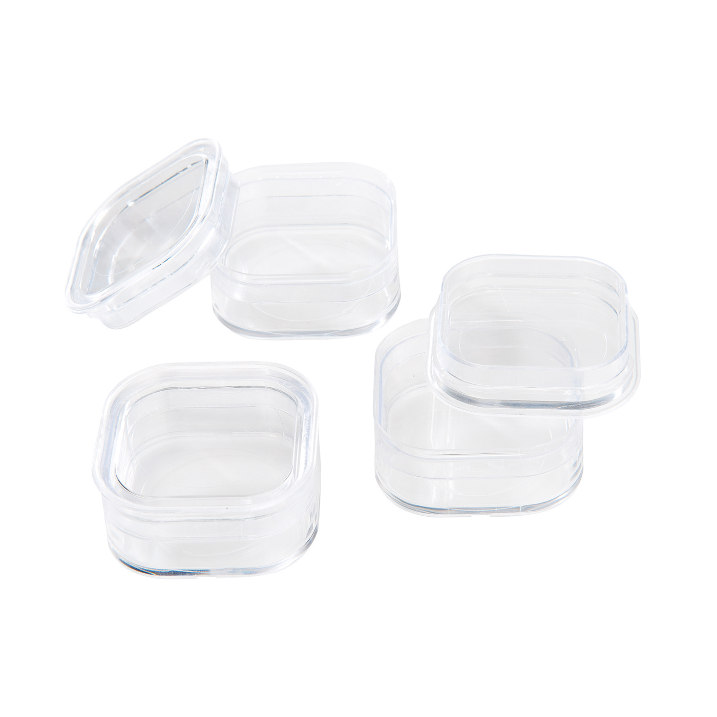 FINO Membrane Boxes, transparent, small - 12 pieces