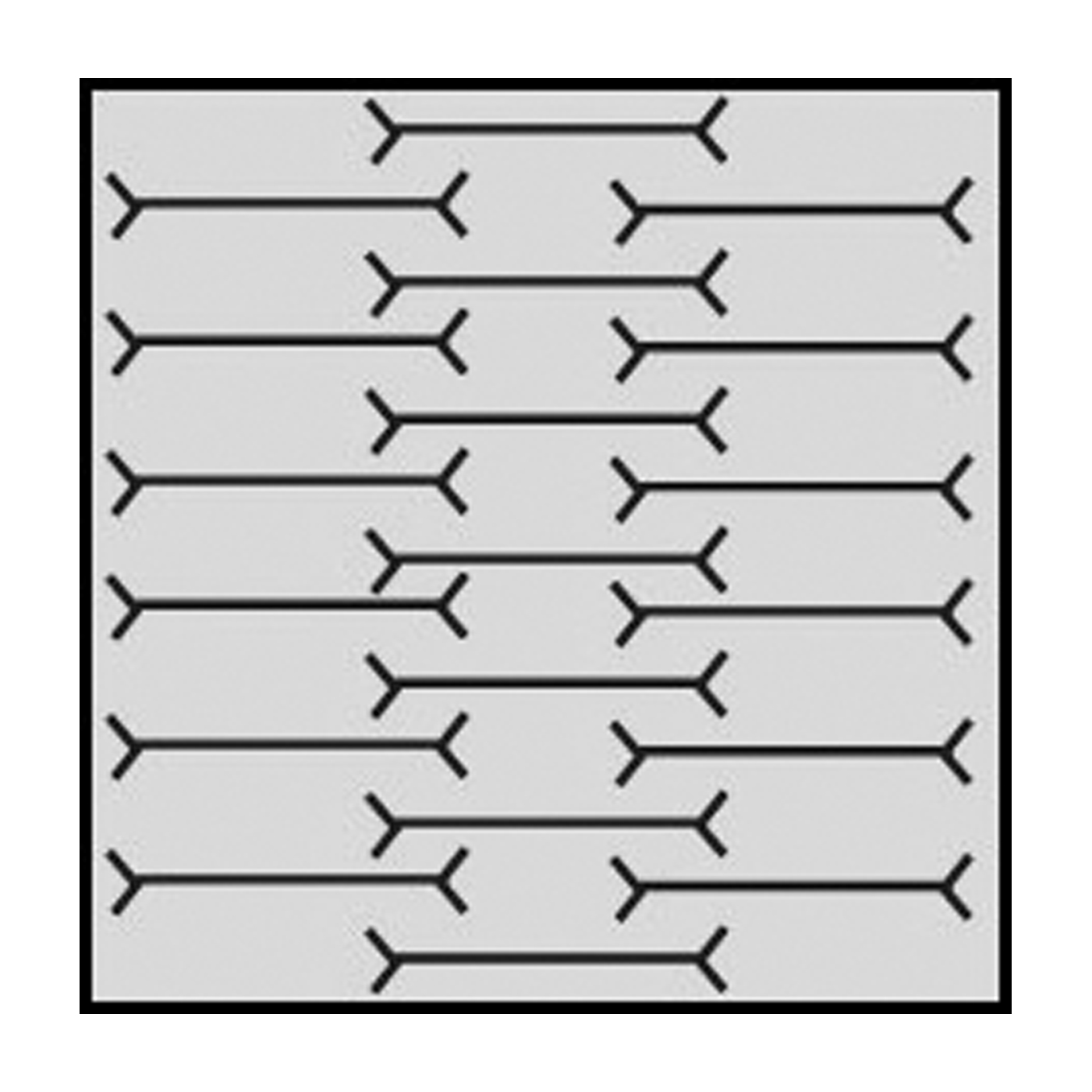 Tray System Inlay, Black, for 19 Bracelets, 224 x 224 mm - 1 piece