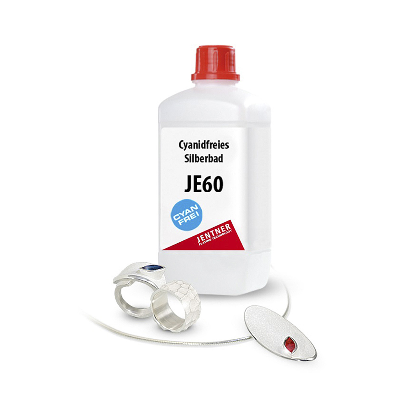 JE60 Silberbad, gebrauchsfertig, 1000 ml, 31 g Ag - 1000 ml
