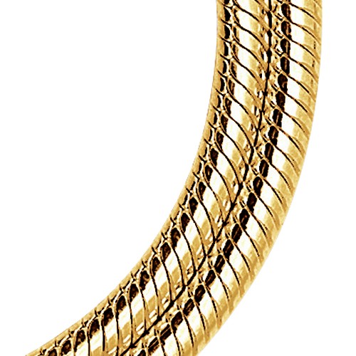 Schlangenkette, 333 G, 1,20 mm, 42 cm - 1 Stück Schlangenkette, 333 G, 1,20 mm, 42 cm - 1 Stück
