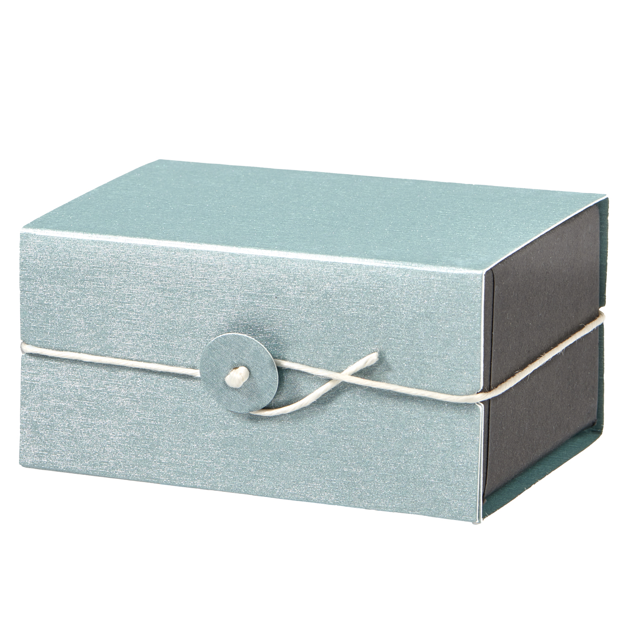 Jewellery Packaging "Pure", aqua, 65 x 45 x 33 mm - 1 piece