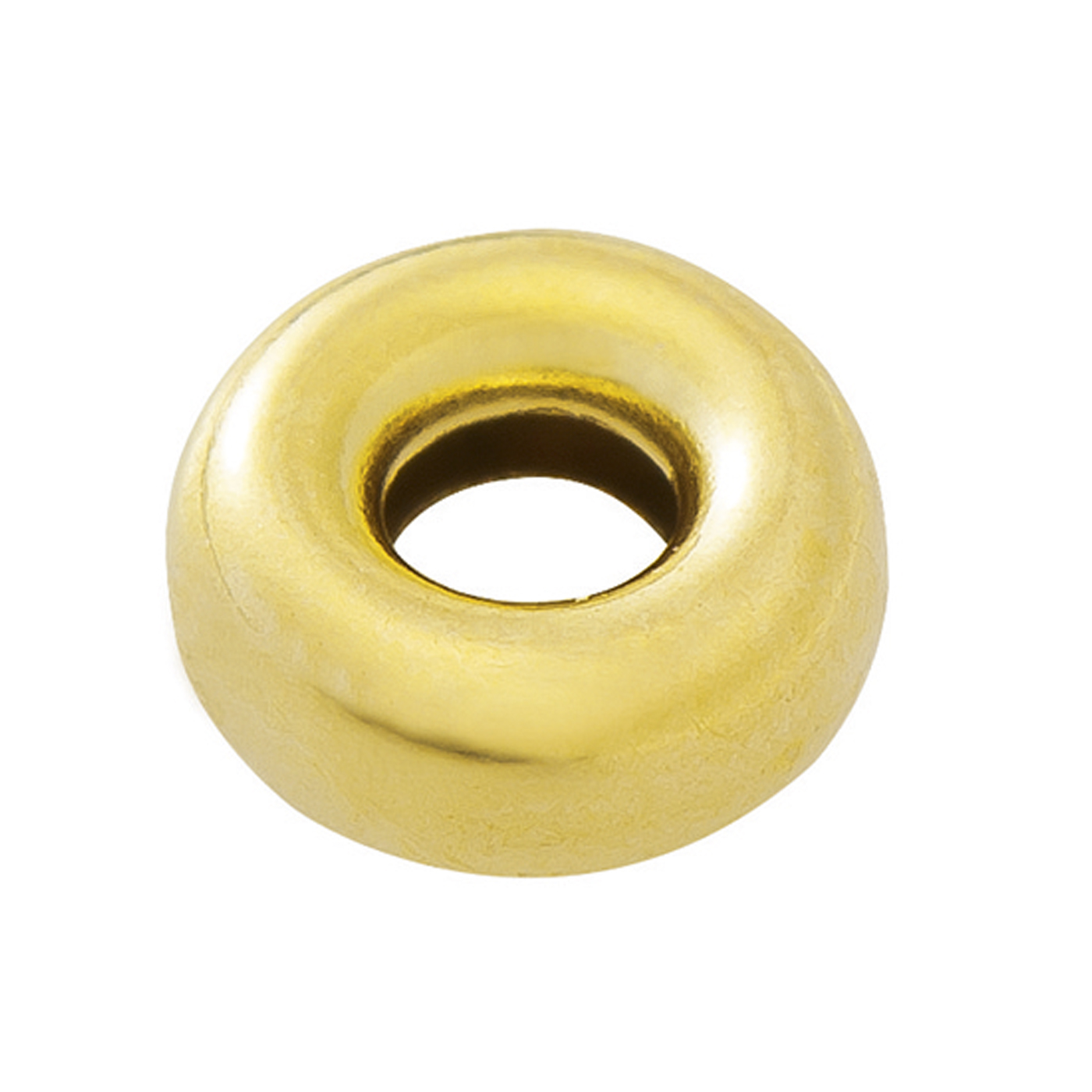 Hollow Ring, Rolled Gold Polished, ø 3 x 1.5 mm - 1 piece