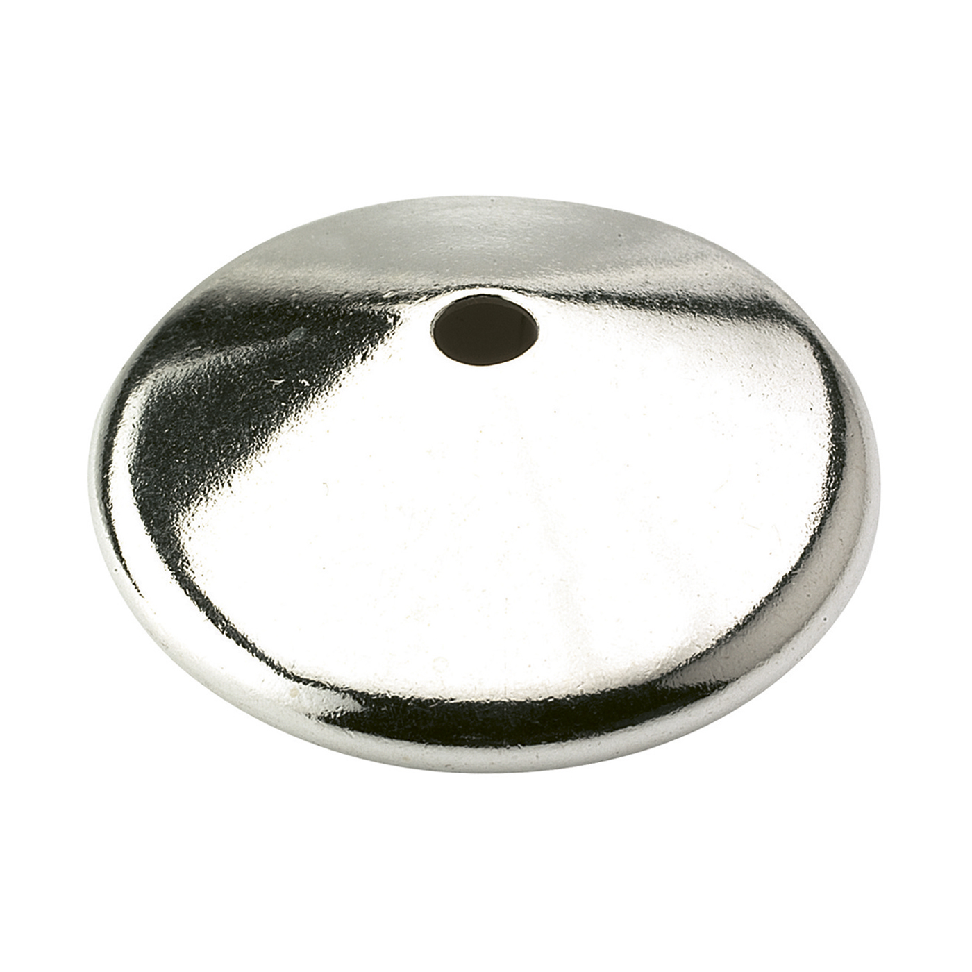 Zwischenteil, Linse, 925 Ag, ø 19 x 10 mm, poliert - 1 Stück