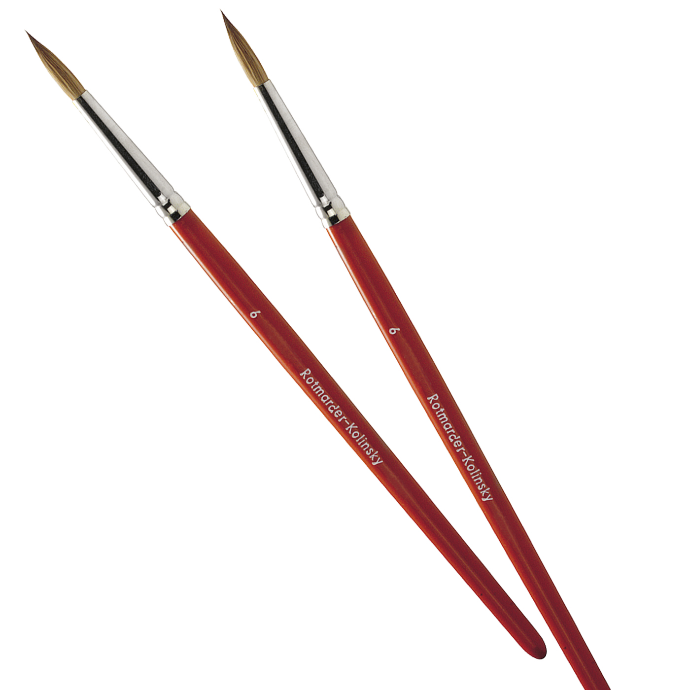 FINOHIT Porcelain Brushes, Size 6 - 2 pieces