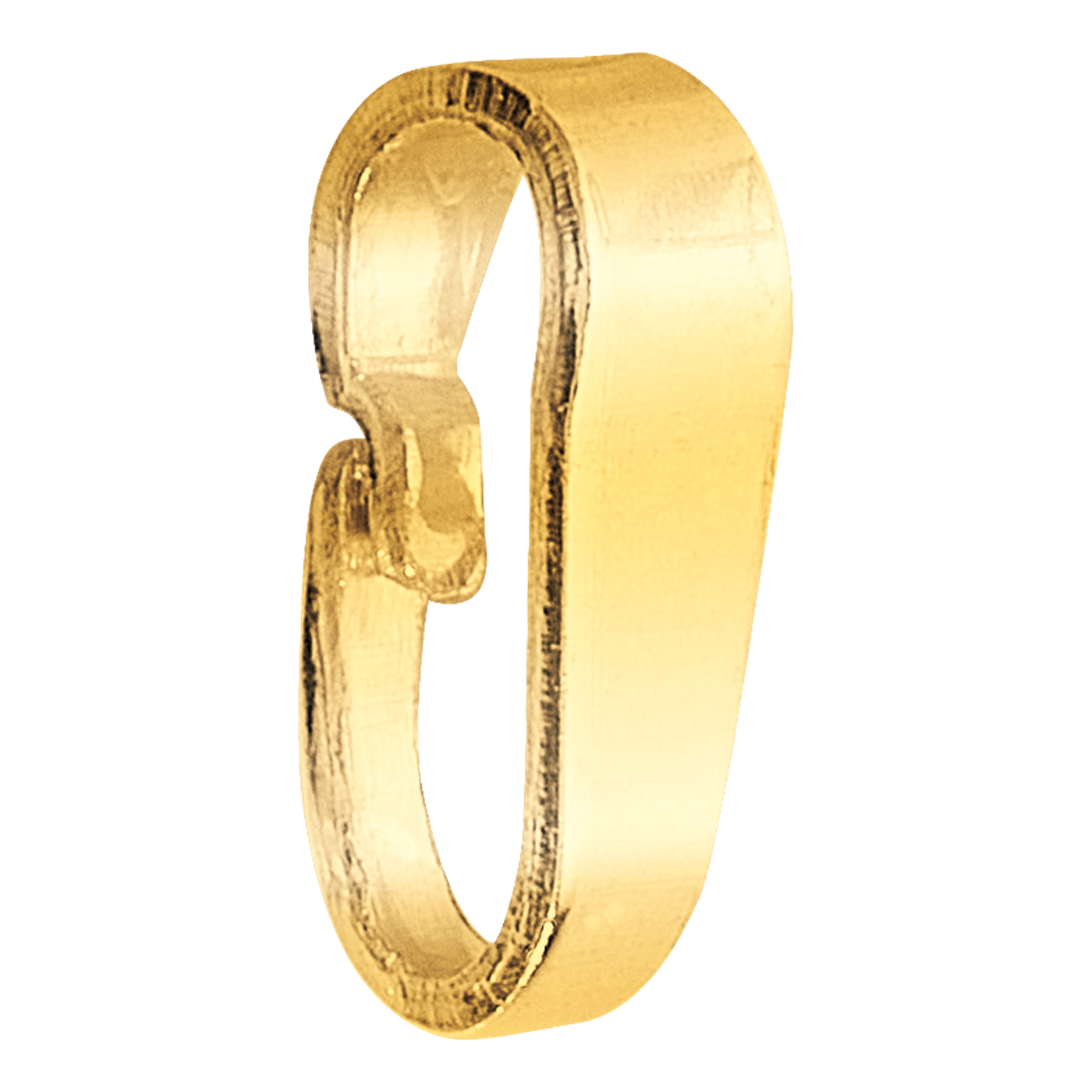 Anhängerschlaufe, 585 G, 2 x 6 mm, poliert - 1 Stück