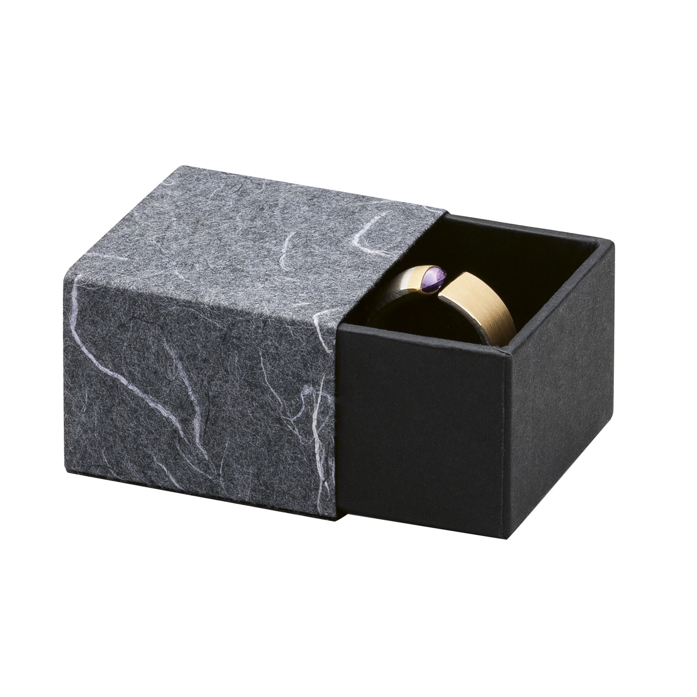 PICA-Design Schmucketui "Quadrabox", anthrazit, 47 x 47 x 33 mm - 1 Stück PICA-Design Schmucketui "Quadrabox", anthrazit, 47 x 47 x 33 mm - 1 Stück