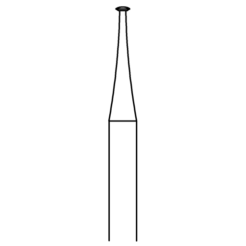 Linsenfräser, Fig. 415, ø 1,2 mm - 6 Stück
